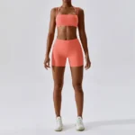 Set di abbigliamento da Yoga abbigliamento sportivo Leggings a vita alta da  donna e Top in due pezzi tuta da palestra senza cuciture completi da  allenamento Fitness - AliExpress